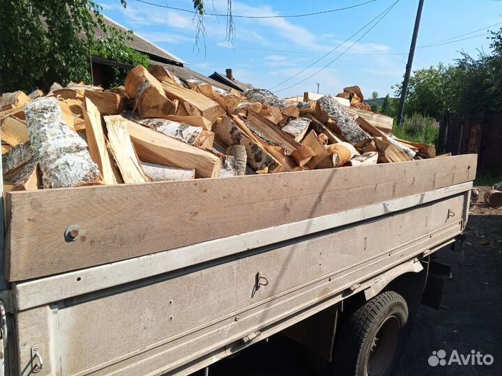 Дрова березовые колотые с доставкой