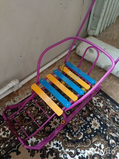 Детские санки с колесами