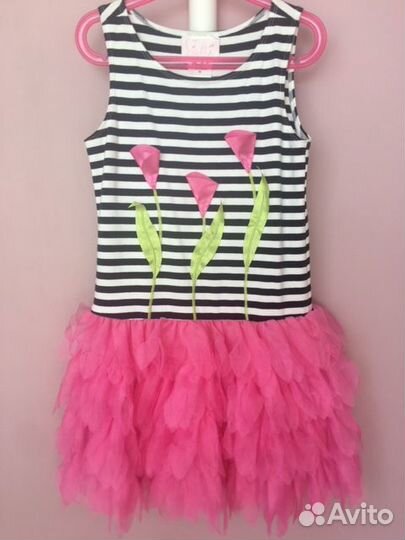 Платье нарядное, летнее для девочки р.134