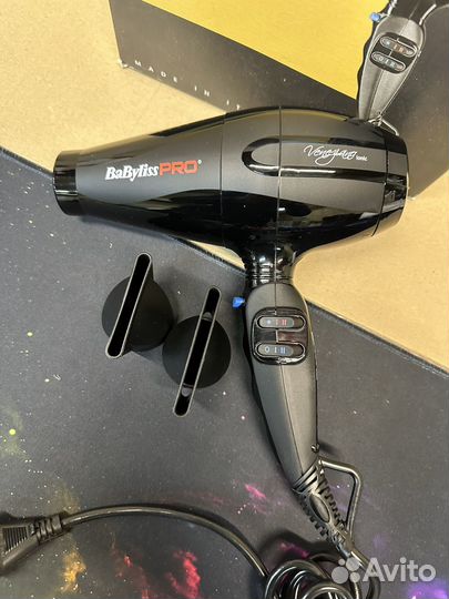 Фен для волос BaByliss PRO BAB6610inre, черный