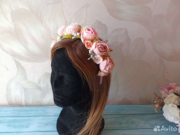 Ободок для волос ручной работы