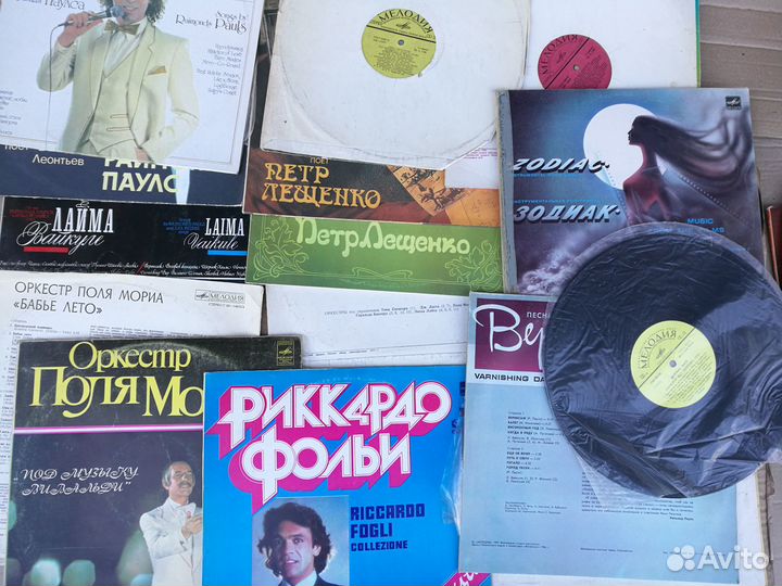 Виниловые пластинки СССР -Шаляпин -и эстрада