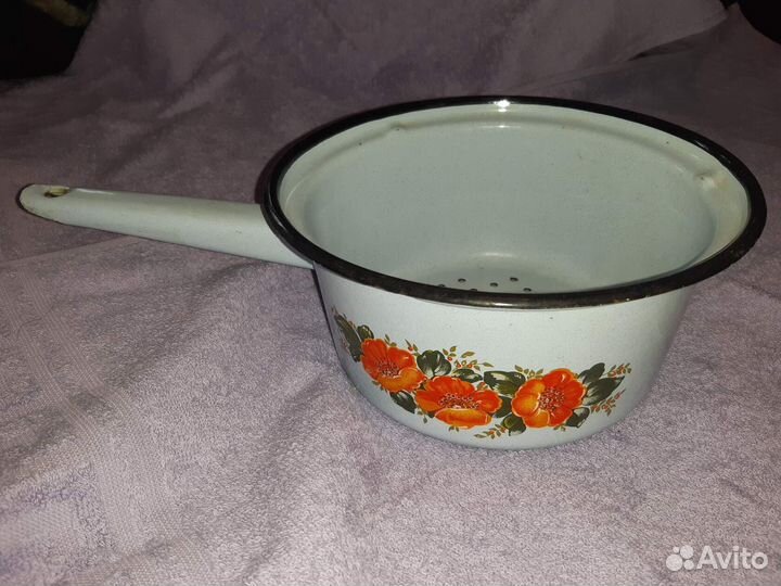 Дуршлаг эмалированный