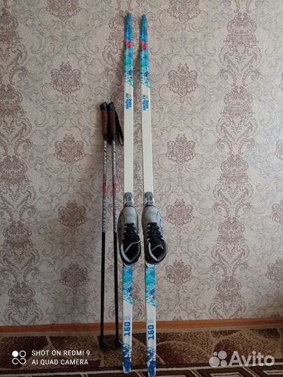 Лыжи беговые(пластик)