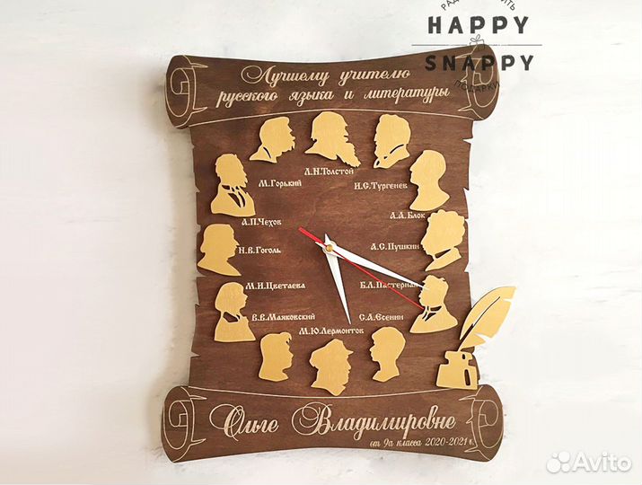 Часы учителю русского языка, литературы