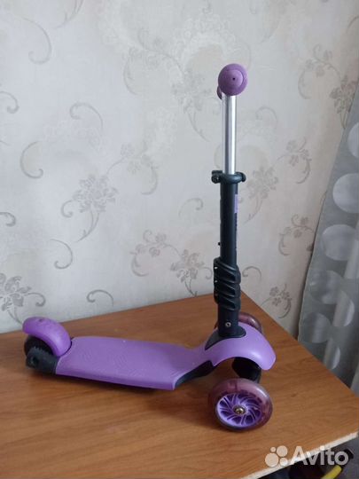 Самокат детский трехколесный бу