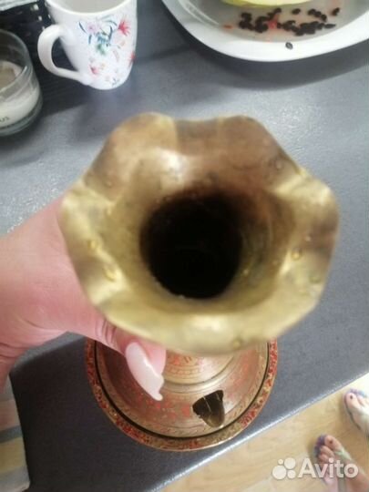 Подсвечник пепельница Индия