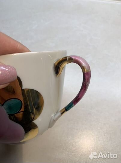 Чайная пара чашка агашка