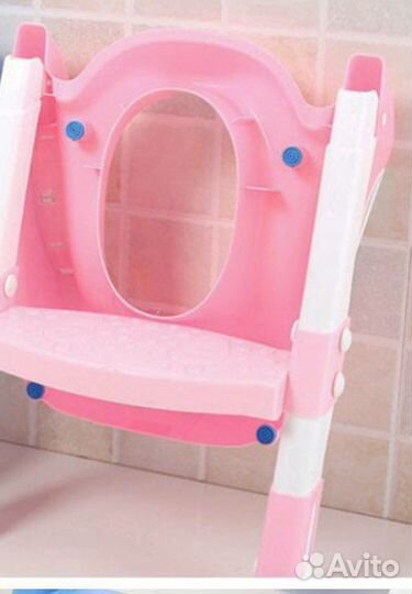 Сиденье на унитаз детское с подножкой
