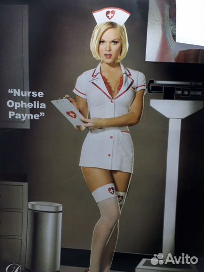 Костюм Медсестра с кружевами размер XL