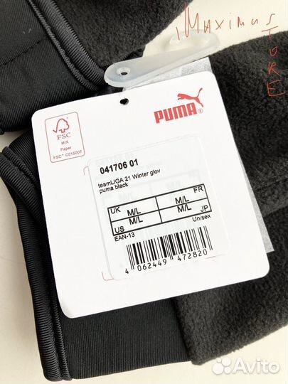 Перчатки Puma Fleece оригинал
