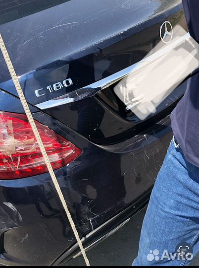 Мерседес с 180 w 205 бампер фонари багажника крышк