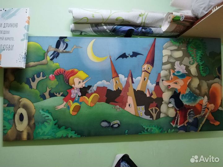 Детская картина.Ручная работа