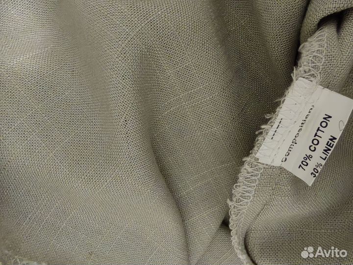 Платье летнее 54 56, лен, хлопок