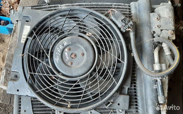 Вентилятор радиатор интеркулер Опель Астра G