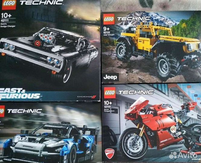 Lego Technic 42123 и другие
