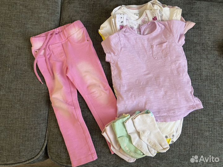 Пакет вещей на девочку 80 86 размер