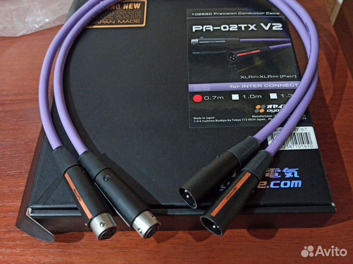 Провода, шнуры, кабель XLR oyaide 102 ssc