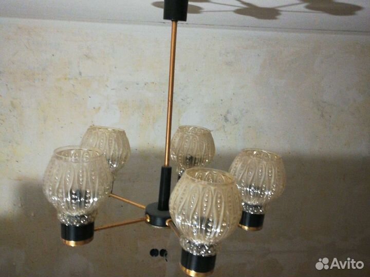 Люстра ретро винтаж СССР