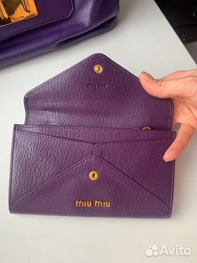 Кошелек Miu Miu кожа