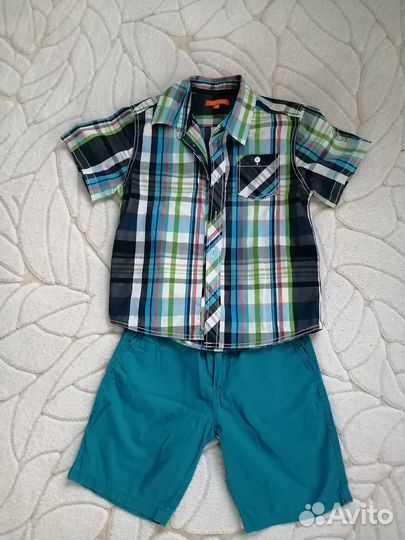 Рубашка +шорты рост 134