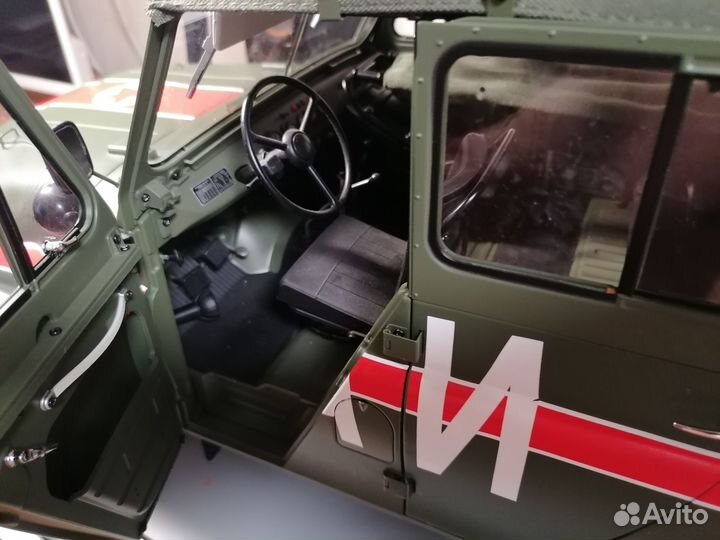 Модель УАЗ 469.DeAgostiny. 1:8