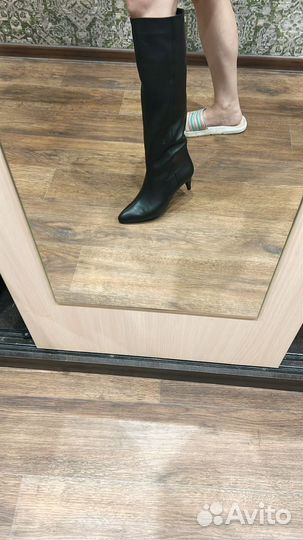 Сапоги женские натуральная кожа