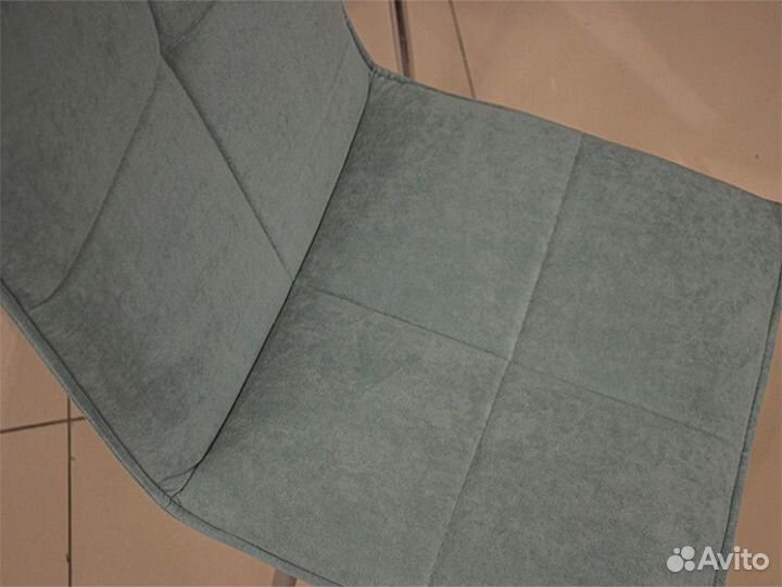 Стул Юла цвет Белый сиденье ткань Велюр 11 мятный