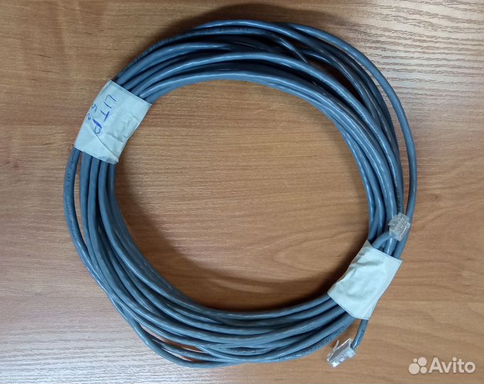 Интернет кабель (патчкорд) RJ45 - RJ45,10метров