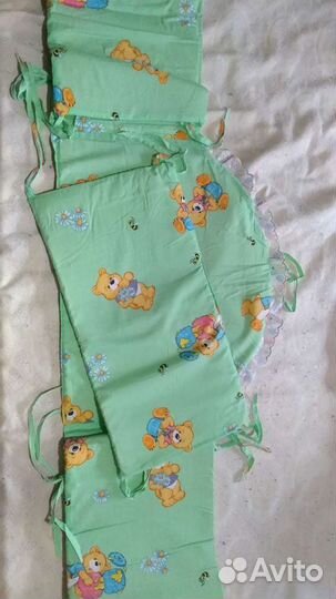 Бортики в детскую кроватку