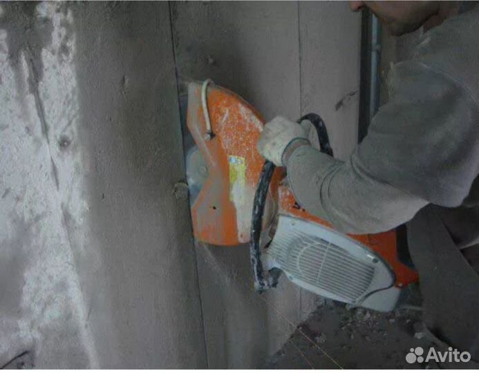 Алмазное резка стен