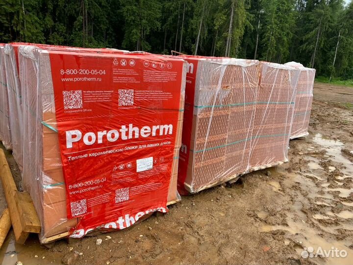 Керамические Блоки Porotherm 38 Thermo