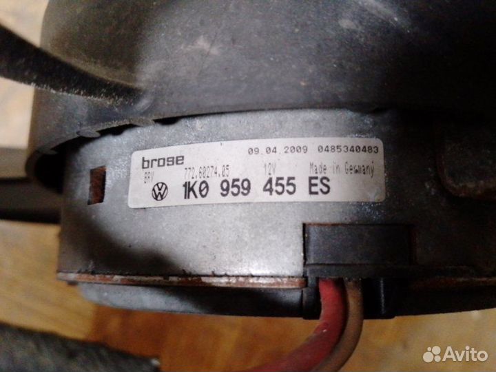 Вентилятор радиатора Skoda Octavia (A5 1Z)