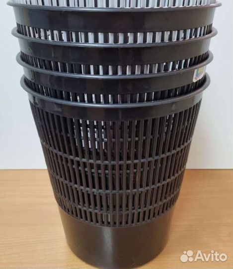 Корзина для бумаг большая, 18 л, сетчатая