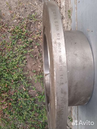 Задние тормозные диски пежо боксер 300 мм