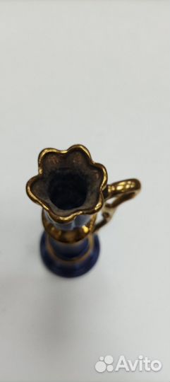 Подсвечники, фарфоровый и хрустальный