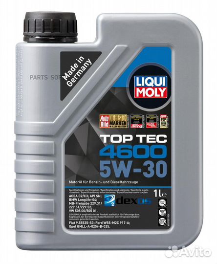 Liqui moly 8032 Масло моторное Top Tec 4600 5W-30