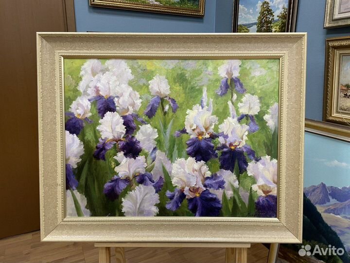 Картина маслом, цветы 