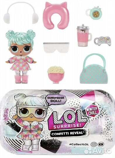 Кукла LOL Winter Chill Confetti Reveal