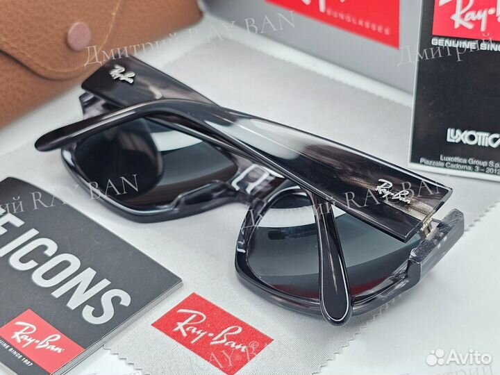 Очки Ray Ban 2187 Nomad Marble Black Стекло