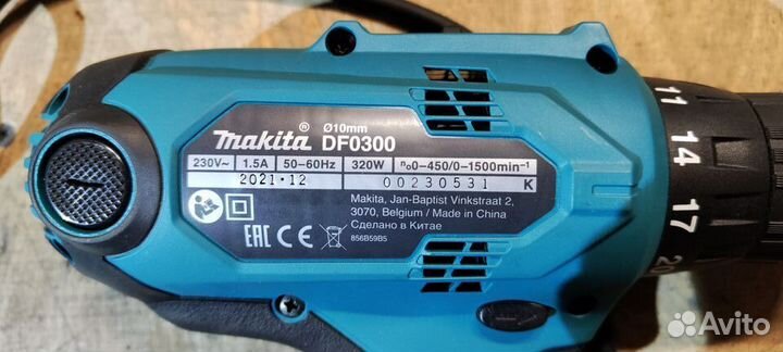 Сетевой шуруповерт Makita DF 0300