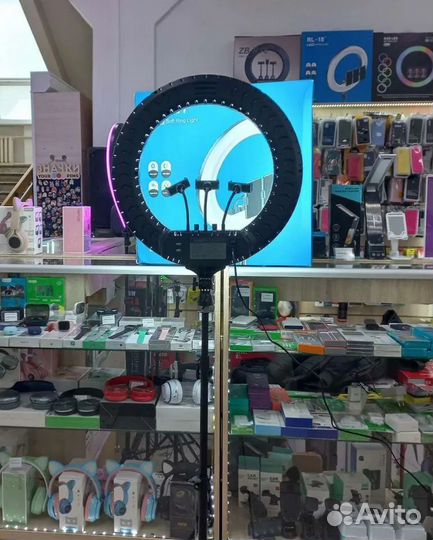 Кольцевая лампа 54см