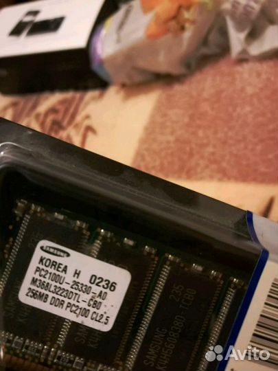 Оперативная память Samsung ddr 256мб