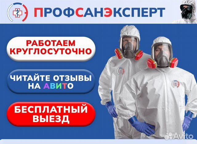 Дезинфекция клопов тараканов плесени запахов крыс