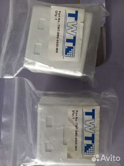 Розетка настенная rj-45 2х портовая 2 шт