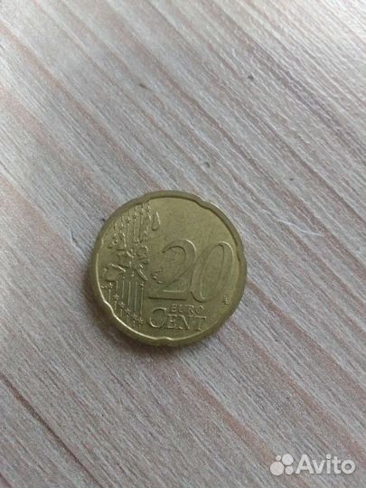 Монета 20 центов