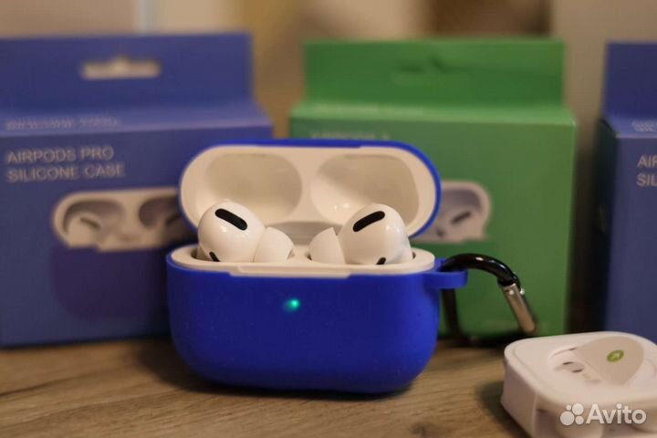 Airpods Pro (шумоподавление + чехол в подарок)