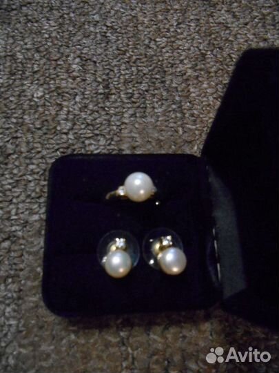 Серьги и колечко 17р