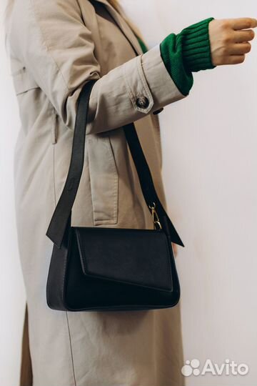 Сумка женская через плечо черная новая
