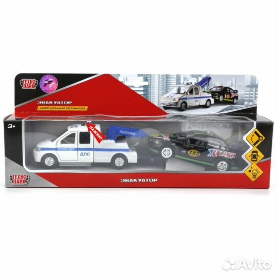 Машина Технопарк Эвакуатор ст1241W 124798